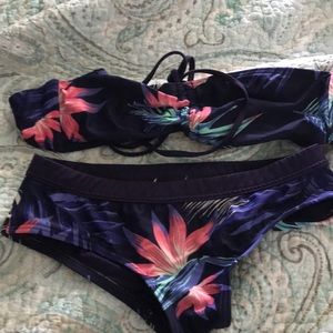 Roxy bandeau 2 piece bikini